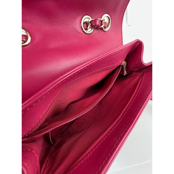 Chanel Lambskin Quilted Lovely Day Medium Pink Flap Crossbody Bag - Picture 5 of 16